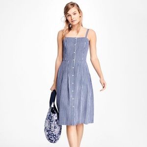 Brooks Brothers Red Fleece gingham dress